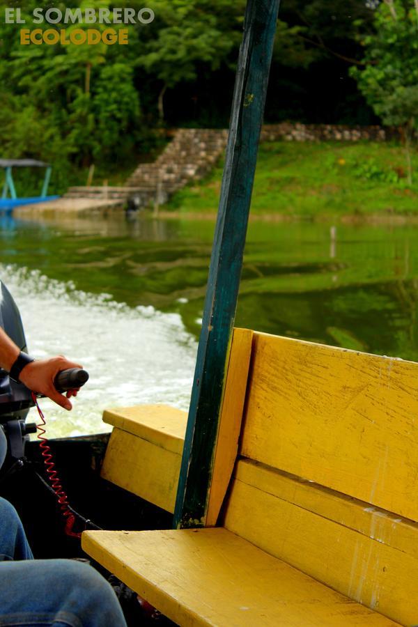 Ecolodge El Sombrero Laguna Yaxha Ruang foto