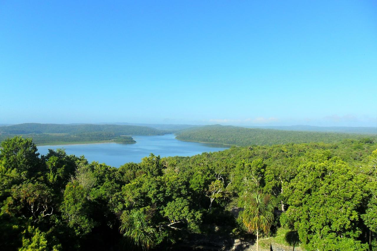 Ecolodge El Sombrero Laguna Yaxha Bagian luar foto
