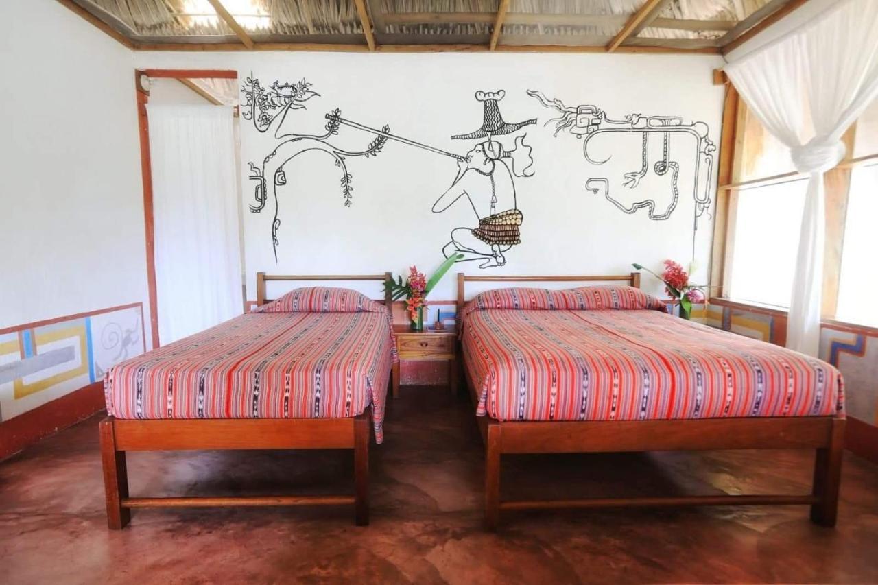 Ecolodge El Sombrero Laguna Yaxha Bagian luar foto