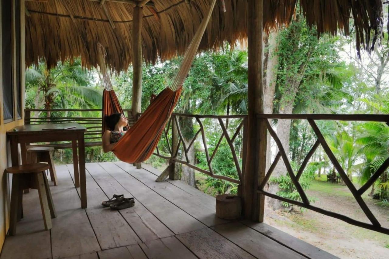 Ecolodge El Sombrero Laguna Yaxha Bagian luar foto