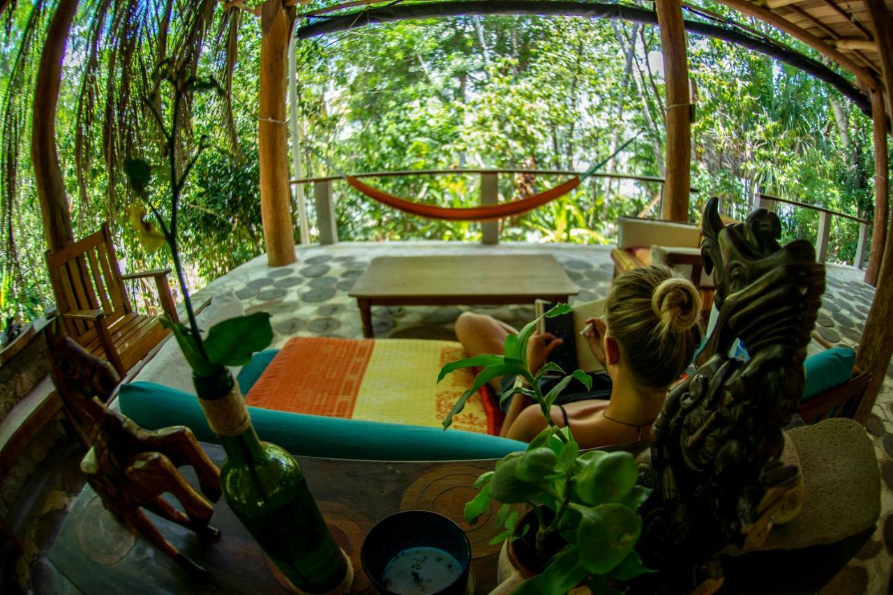 Ecolodge El Sombrero Laguna Yaxha Bagian luar foto